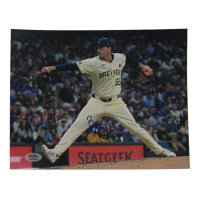 Bryan Hudson Signed Brewers 8x10 Photo (PSA) at PristineAuction.com