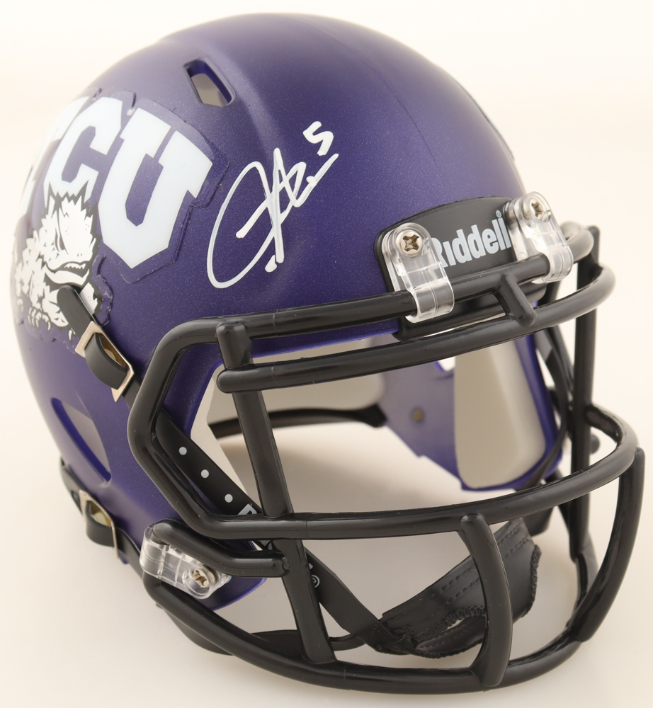 LaDainian Tomlinson Signed TCU Horned Frogs Speed Mini Helmet (Beckett) at PristineAuction.com LaDainian Tomlinson Signed TCU Horned Frogs Speed Mini Helmet (Beckett) at PristineAuction.com