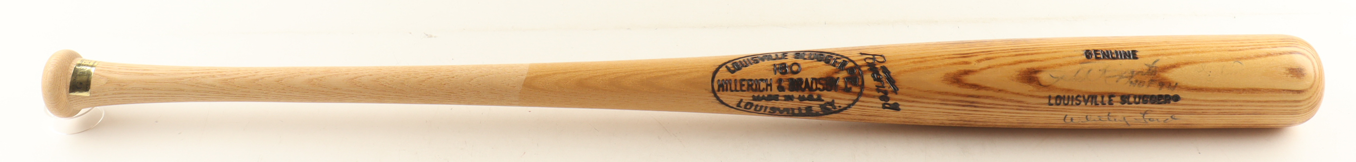 Phil Rizzuto & Whitey Ford Signed H&B Louisville Slugger Baseball Bat Inscribed "HOF 94" (JSA) at PristineAuction.com Phil Rizzuto & Whitey Ford Signed H&B Louisville Slugger Baseball Bat Inscribed "HOF 94" (JSA) at PristineAuction.com