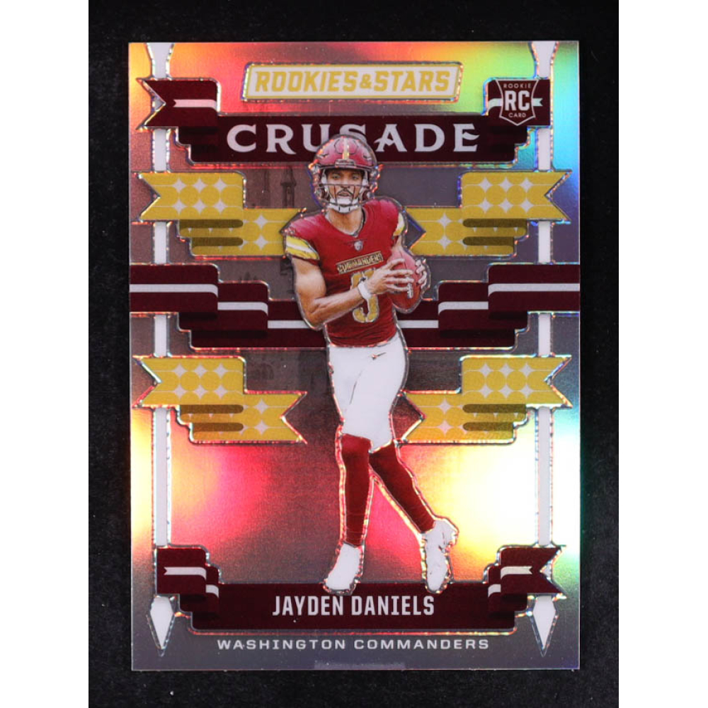 Jayden Daniels 2024 Rookies and Stars Crusade Silver #27 RC at PristineAuction.com