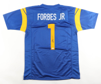 Emmanuel Forbes Jr. Signed Jersey (JSA) at PristineAuction.com