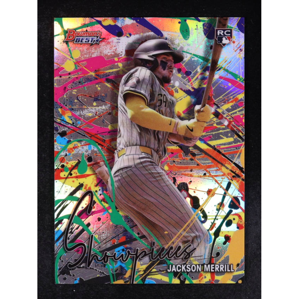 Jackson Merrill 2024 Bowman's Best Bowman Showpieces #BS8 RC at PristineAuction.com