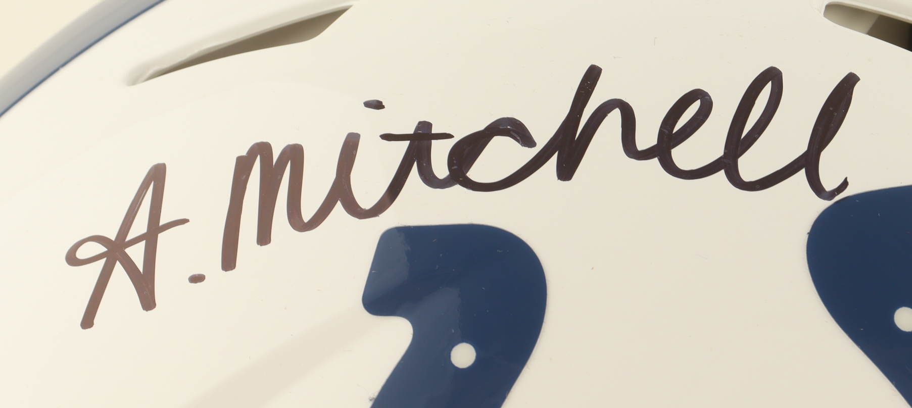 Adonai Mitchell Signed Colts Full-Size Authentic On-Field Speed Helmet (Fanatics) at PristineAuction.com Adonai Mitchell Signed Colts Full-Size Authentic On-Field Speed Helmet (Fanatics) at PristineAuction.com