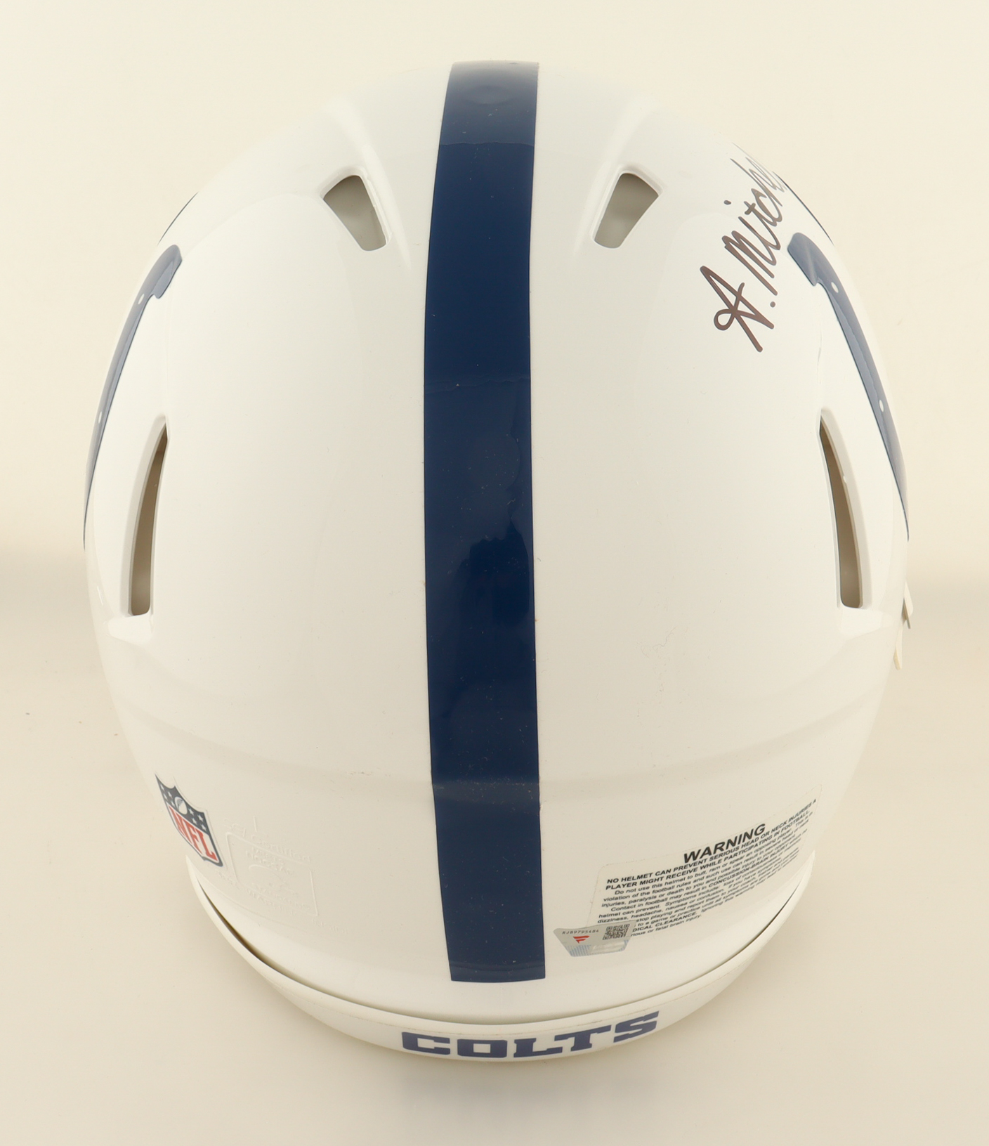 Adonai Mitchell Signed Colts Full-Size Authentic On-Field Speed Helmet (Fanatics) at PristineAuction.com Adonai Mitchell Signed Colts Full-Size Authentic On-Field Speed Helmet (Fanatics) at PristineAuction.com