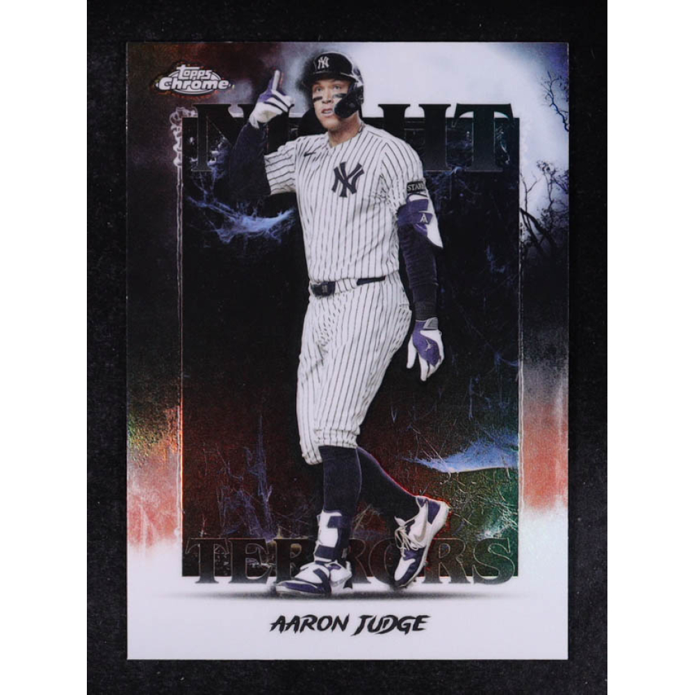 Aaron Judge 2025 Topps Chrome Update Night Terrors #NT1 at PristineAuction.com