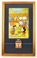 Walt Disney's "Mickey Mouse: The Klondike Kid" Custom Framed Poster Display With 1960 Mickey Mouse 8mm Film With Original box at PristineAuction.com
