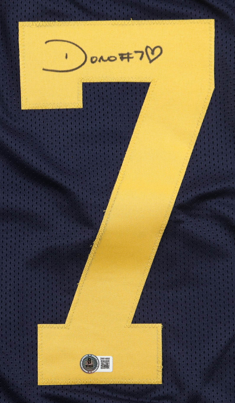 Donovan Edwards Signed Jersey (Beckett) at PristineAuction.com Donovan Edwards Signed Jersey (Beckett) at PristineAuction.com