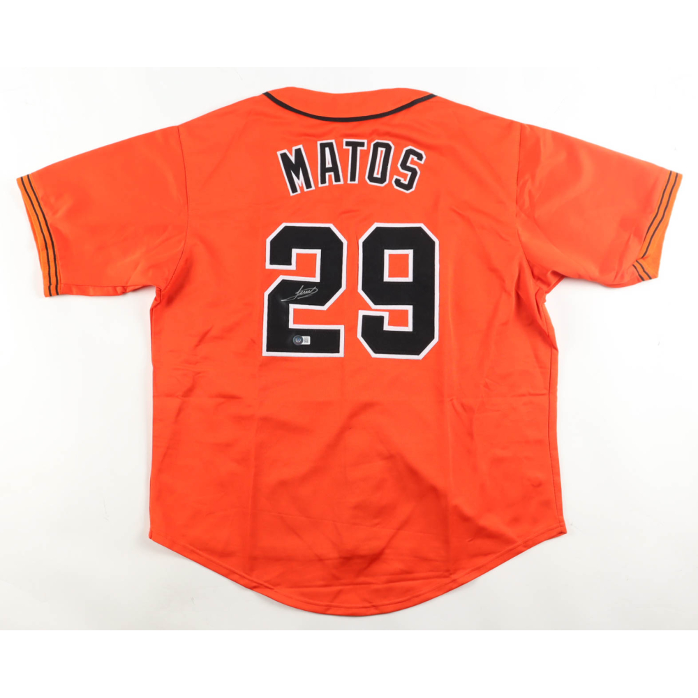 Luis Matos Signed Jersey (Beckett) at PristineAuction.com