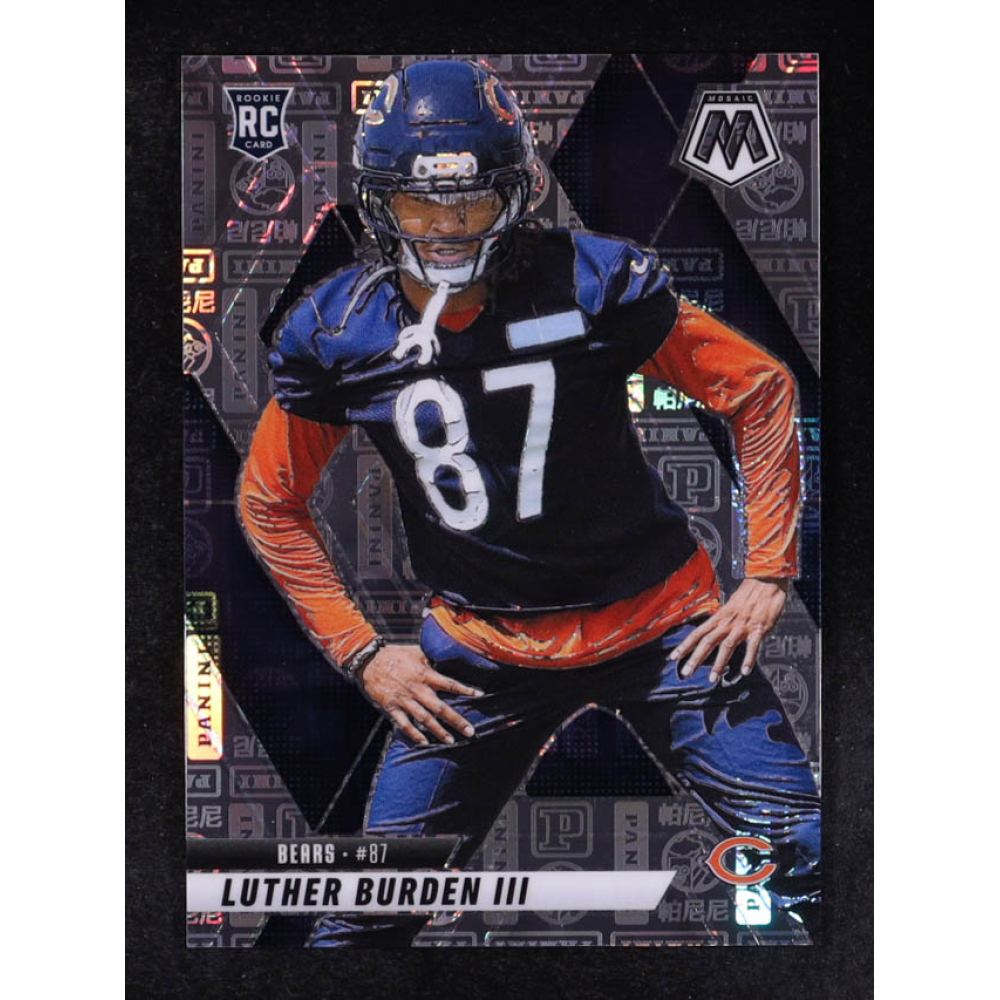 Luther Burden III 2025 Panini Mosaic Silver Knight #383 #071/149 RC at PristineAuction.com