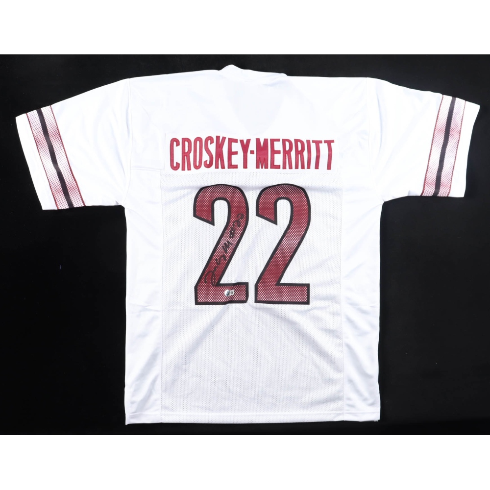 Jacory Croskey-Merritt Signed Jersey (Beckett) at PristineAuction.com