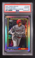 Shohei Ohtani 2021 Topps Update '92 Topps Redux Chrome #TC924 (PSA 10) at PristineAuction.com
