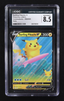 Pikachu V Surfing 2021 Pokemon Celebrations Holo #008 (CGC 8.5) at PristineAuction.com