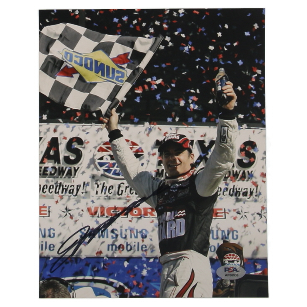 Jeff Gordon Signed NASCAR 8x10 Photo (PSA) at PristineAuction.com