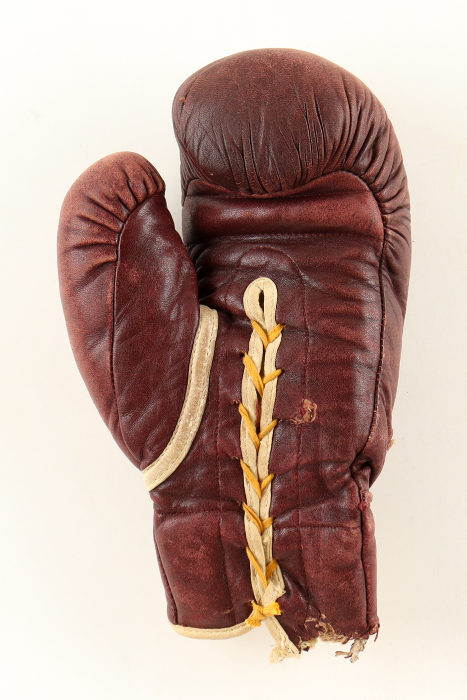 Mike Tyson Signed Vintage 1960 Spalding Golden Glove With Display Case (Tyson) at PristineAuction.com Mike Tyson Signed Vintage 1960 Spalding Golden Glove With Display Case (Tyson) at PristineAuction.com