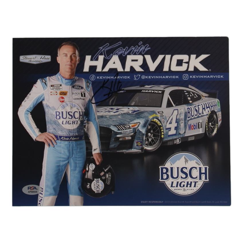 Kevin Harvick Signed NASCAR 8x10 Photo (PSA) at PristineAuction.com Kevin Harvick Signed NASCAR 8x10 Photo (PSA) at PristineAuction.com