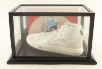 Larry Bird Signed Converse All Star White Leather Basketball Shoe with Display Case (PSA) at PristineAuction.com