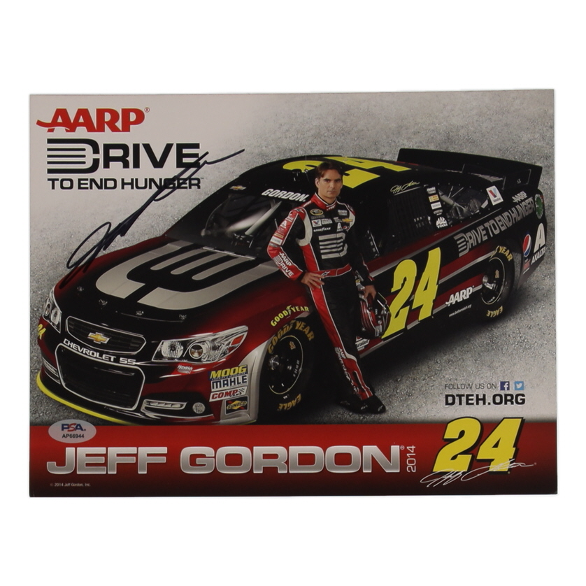 Jeff Gordon Signed NASCAR 8x10 Photo (PSA) at PristineAuction.com Jeff Gordon Signed NASCAR 8x10 Photo (PSA) at PristineAuction.com
