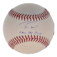 Trea Turner Signed OML Baseball Inscribed "Ring The Bell" (Beckett & Turner) at PristineAuction.com