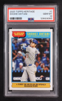 Shohei Ohtani 2025 Topps Heritage #1 RB (PSA 10) at PristineAuction.com