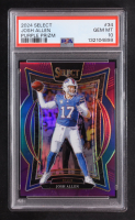 Josh Allen 2024 Select Prizm Purple #34 #70/75 (PSA 10) at PristineAuction.com