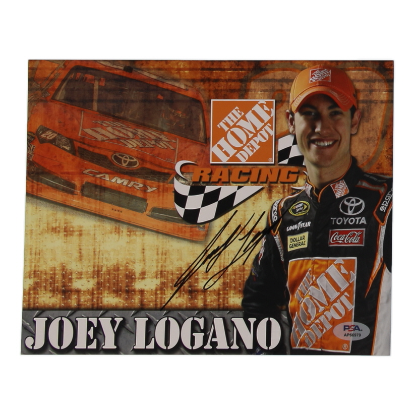 Joey Logano Signed NASCAR 8x10 Photo (PSA) at PristineAuction.com Joey Logano Signed NASCAR 8x10 Photo (PSA) at PristineAuction.com
