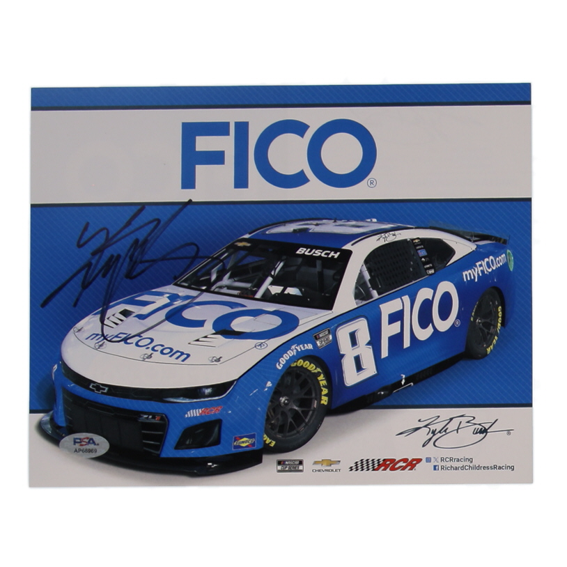 Kyle Busch Signed NASCAR 8x10 Photo (PSA) at PristineAuction.com Kyle Busch Signed NASCAR 8x10 Photo (PSA) at PristineAuction.com