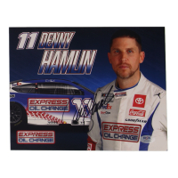 Denny Hamlin Signed NASCAR 8x10 Photo (PSA) at PristineAuction.com
