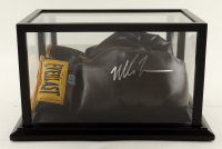 Mike Tyson Signed Vintage Everlast Boxing Glove with Wood Display Case (Tyson) at PristineAuction.com
