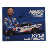 Kyle Larson Signed NASCAR 8x10 Photo (PSA) at PristineAuction.com