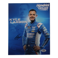 Kyle Larson Signed NASCAR 8x10 Photo (PSA) at PristineAuction.com