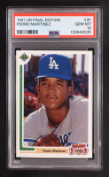 Pedro Martinez 1991 Upper Deck Final Edition #2F RC (PSA 10) at PristineAuction.com