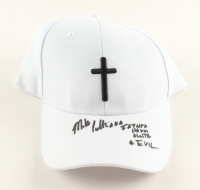 Mike Coulter Signed Adjustable Hat Inscribed "Father David Acosta" & "Evil" (JSA) at PristineAuction.com
