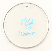 Chris Fehn Signed 10.5" Drum Head Inscribed "Slipknot" (JSA) at PristineAuction.com