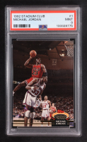Michael Jordan 1992-93 Stadium Club #1 (PSA 9) at PristineAuction.com