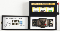 Iyo Sky Signed LE 2025 WrestleMania Mini Slot Machine Belt Case Inscribed "WWE Grand Slam Champ!" (Fanatics) at PristineAuction.com