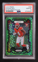 Rashee Rice 2023 Neon Green Pulsar Prizm #350 RC (PSA 10) at PristineAuction.com