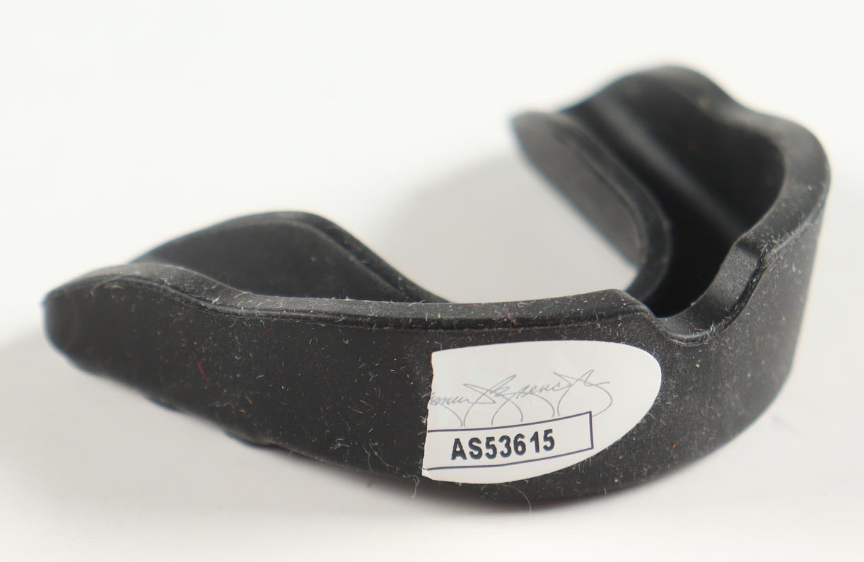 Nick Diaz Signed MMA Mouthguard (JSA) at PristineAuction.com Nick Diaz Signed MMA Mouthguard (JSA) at PristineAuction.com