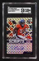 Javonte Williams 2021 Panini Mosaic Rookie Scripts #RS-15 RC (SGC 10 | Autograph Graded SGC 10) at PristineAuction.com