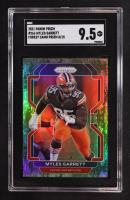 Myles Garrett 2021 Panini Forest Camo Prizm #266 #08/15 (SGC 9.5) at PristineAuction.com