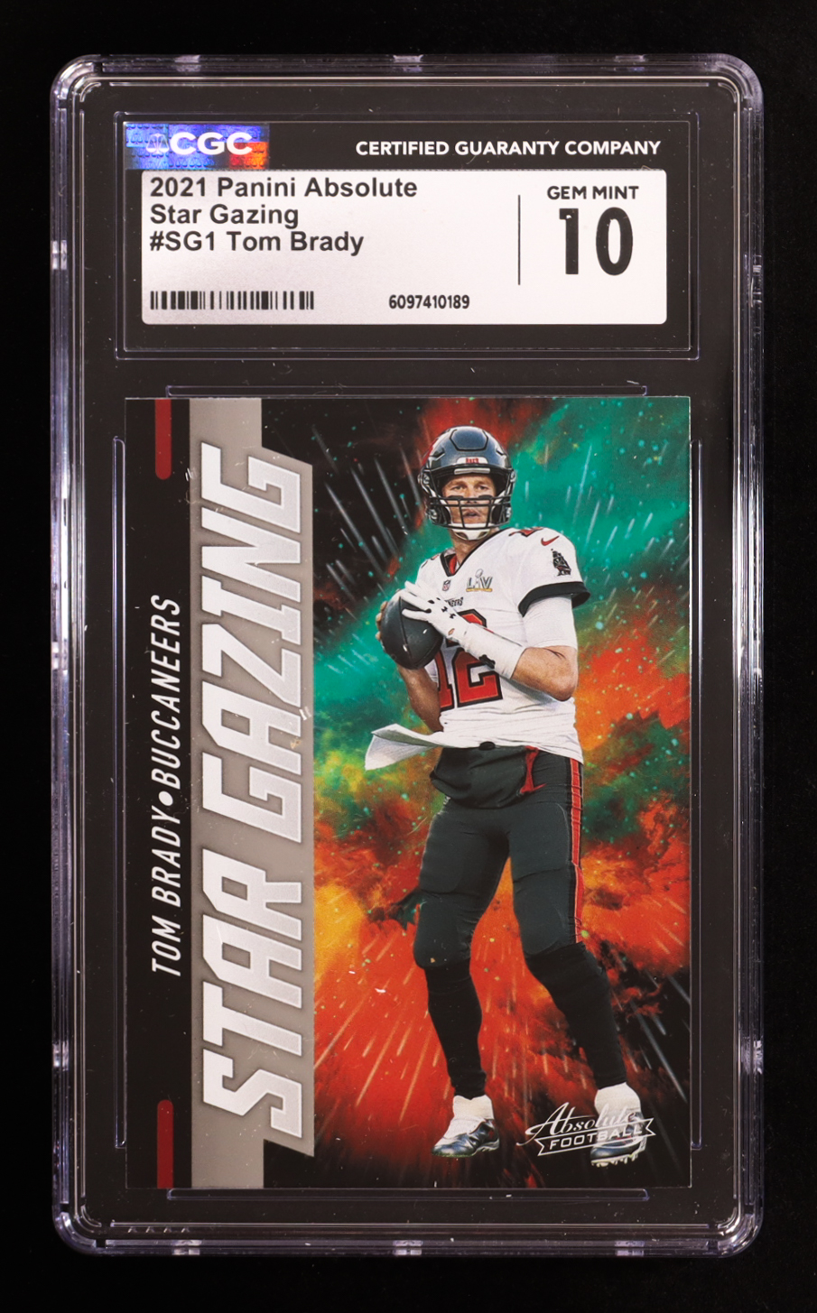 Tom Brady 2021 Absolute Star Gazing #1 (CGC 10) at PristineAuction.com Tom Brady 2021 Absolute Star Gazing #1 (CGC 10) at PristineAuction.com