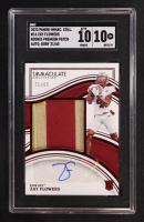 Zay Flowers 2023 Panini Immaculate Collection Rookie Premiun Patch Ruby Auto #16 RC #21/65 (SGC 10 | Autograph Graded SGC 10) at PristineAuction.com