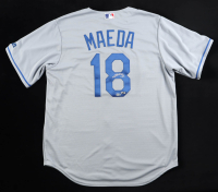 Kenta Maeda Signed Dodgers Majestic Authentic Jersey (Fanatics & MLB) at PristineAuction.com