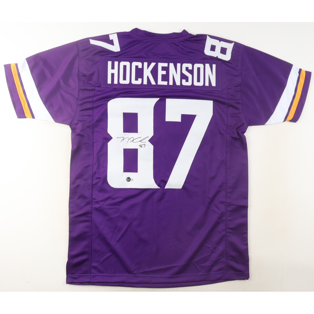 T. J. Hockenson Signed Jersey (Beckett) at PristineAuction.com