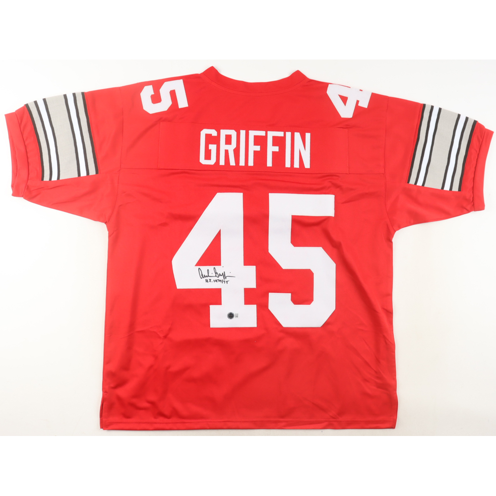 Archie Griffin Signed Jersey Inscribed "H.T. 1974/75" (Beckett) at PristineAuction.com