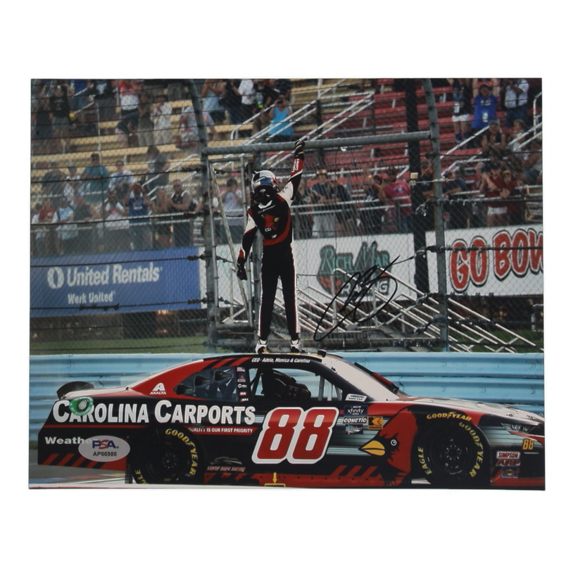 Connor Zilisch Signed NASCAR 8x10 Photo (PSA) at PristineAuction.com Connor Zilisch Signed NASCAR 8x10 Photo (PSA) at PristineAuction.com