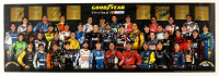 NASCAR Greats Goodyear 11.5x34 Poster Signed by (30+) with Jeff Gordon, Tony Stewart, Dale Earnhardt Jr., Carl Edwards (PSA) at PristineAuction.com
