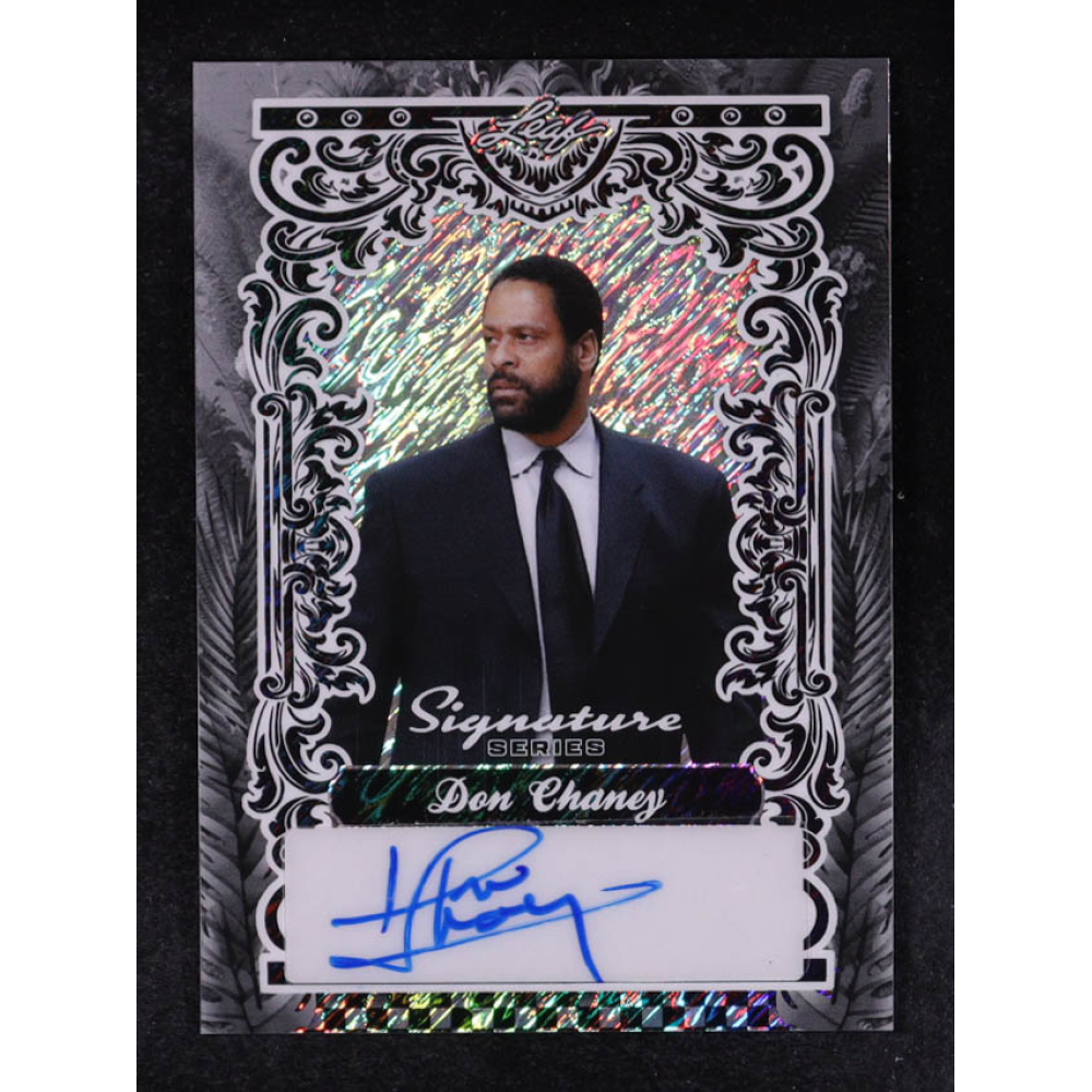 Don Chaney 2025 Leaf Signature Series Silver Shimmer Autographs #BADC1 #1/1 at PristineAuction.com