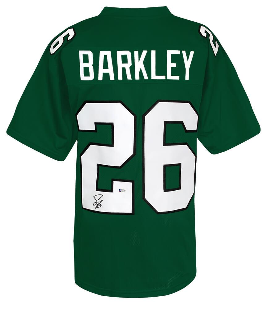 Saquon Barkley Signed Jersey (Beckett) at PristineAuction.com Saquon Barkley Signed Jersey (Beckett) at PristineAuction.com