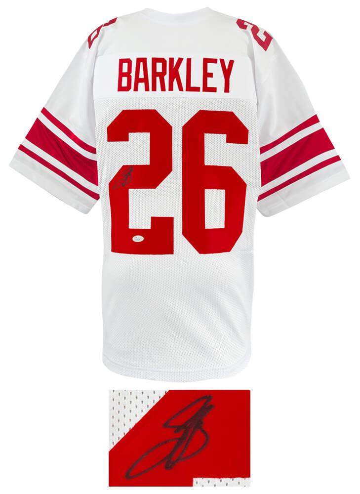Saquon Barkley Signed Jersey (JSA) at PristineAuction.com Saquon Barkley Signed Jersey (JSA) at PristineAuction.com