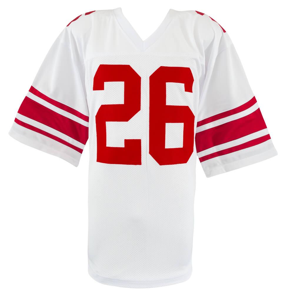 Saquon Barkley Signed Jersey (JSA) at PristineAuction.com Saquon Barkley Signed Jersey (JSA) at PristineAuction.com